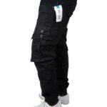 black cargo pants