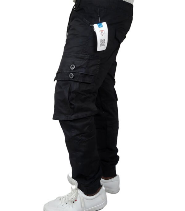 black cargo pants