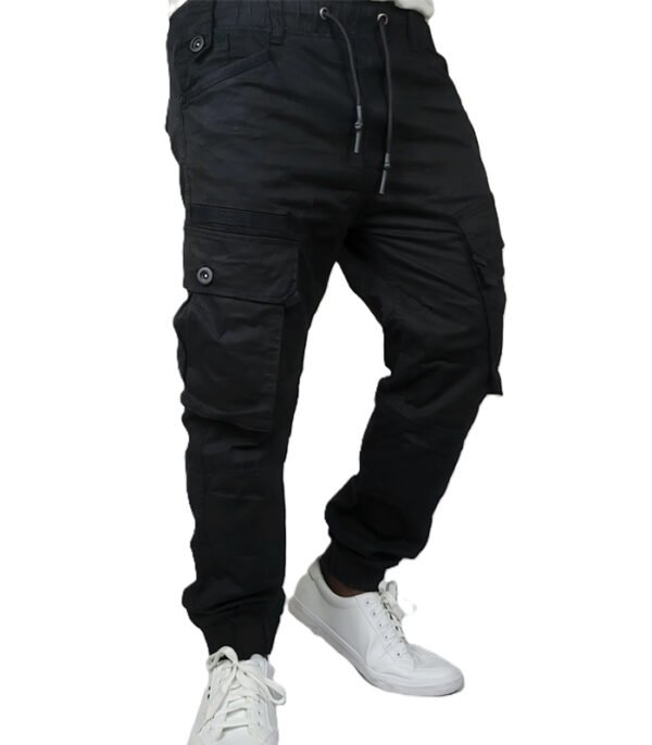 black cargo pants for men