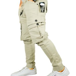 men khaki cargo