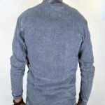 denim square full sleeve t shirt