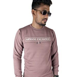 armani exchange brandy men full sleeve t shirt