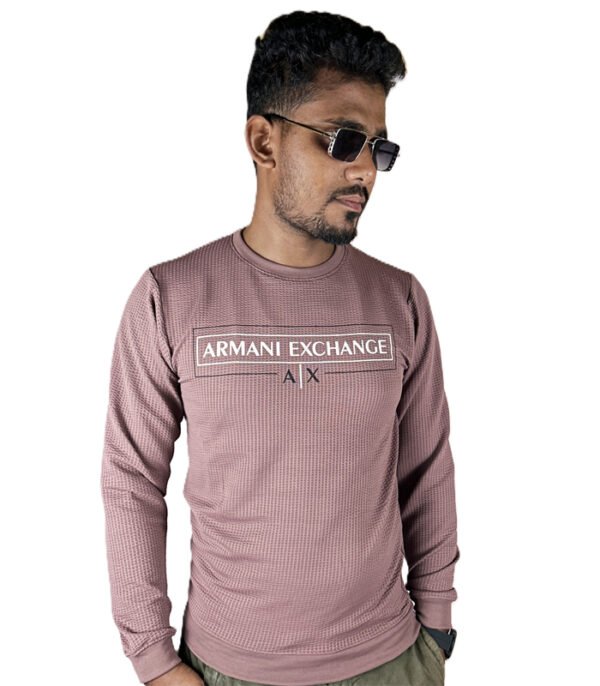 armani exchange brandy men full sleeve t shirt